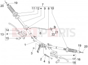 Handlebars - Master cil. - Piaggio X Evo 125 2012