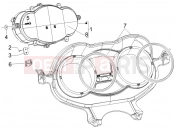 Meter combination - Cruscotto - Piaggio X Evo 125 2012