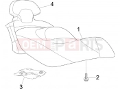 Saddle/seats - Piaggio X Evo 125 2012