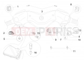 Selectors - Switches - Buttons - Piaggio X Evo 125 2012