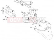 PIAGGIO X Evo 400 Rear headlamps - Turn signal lamps