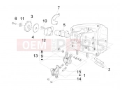 PIAGGIO X Evo 400 Rocking levers support unit