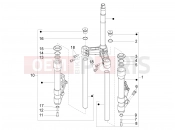 PIAGGIO X10 125 4V I.E. Fork's components (Kayaba)