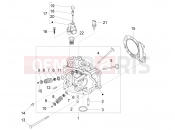 PIAGGIO X10 125 4V I.E. Head unit - Valve