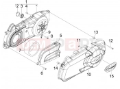 PIAGGIO X7 125 ie Crankcase cover - Crankcase cooling
