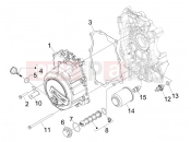 PIAGGIO X7 125 ie Flywheel magneto cover - Oil filter