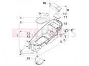PIAGGIO X7 125 ie Helmet huosing - Undersaddle