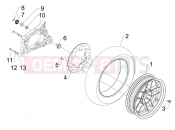 PIAGGIO X7 125 ie Rear wheel