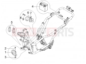 PIAGGIO X7 125 ie Remote control switches - Battery - Horn