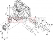 PIAGGIO X7 125 ie Rocking levers support unit
