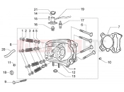 HEAD-VALVES - Piaggio X8 125