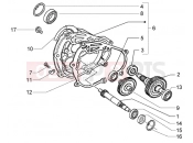 REAR WHEEL SHAFT - Piaggio X8 125