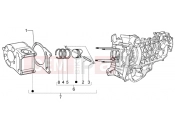 PIAGGIO X8 200 CYLINDER-PISTON-WRIST PIN, ASSY