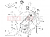 Benzin tank - Piaggio X8 200 2005