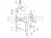 PIAGGIO X8 400 ie Cooling system
