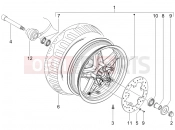 PIAGGIO X8 400 ie Front wheel