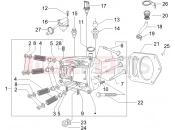 PIAGGIO X8 400 ie Head unit - Valve