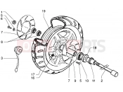 PIAGGIO X9 125 Front wheel