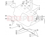 PIAGGIO X9 125 Fuel tank