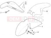 PIAGGIO X9 125 Wheel compartment-Mudguard
