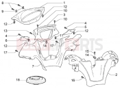PIAGGIO X9 125 Evolution Handlebar coverings