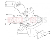 PIAGGIO X9 125 Evolution Rear coverings
