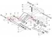 PIAGGIO X9 125 Evolution Swinging arm