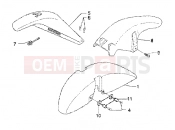 PIAGGIO Wheel compartment- mudguard