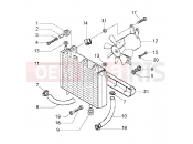 PIAGGIO X9 200 Coolant radiator