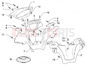 PIAGGIO X9 200 Handlebar coverings