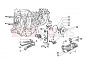 PIAGGIO X9 200 Pump group-oil pan