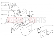 PIAGGIO X9 200 Rear coverings