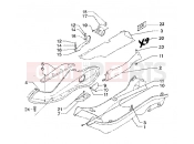 PIAGGIO X9 200 Side coveringsspoiler