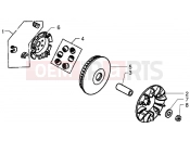 Driving pulley - Piaggio X9 250