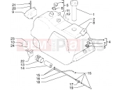 Fuel tank - Piaggio X9 250