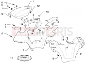 Handlebars covers - Piaggio X9 250