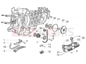 PIAGGIO X9 250 Evolution Pump group-oil pan