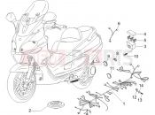 PIAGGIO X9 250 Evolution kábelezés