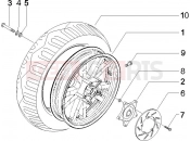 PIAGGIO X9 500 Evolution ABS Rear wheel