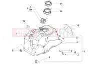 PIAGGIO X9 500 Evolution Benzin tank