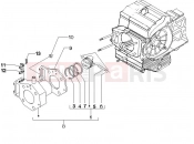 PIAGGIO X9 500 Evolution (USA) Cylinder-piston-wrist pin unit