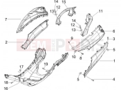 PIAGGIO X9 500 Evolution (USA) Side cover - Spoiler