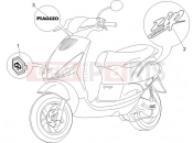 Plates - Emblems - Piaggio Zip 100 4T 2010