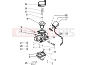 Carburetor's components - Piaggio Zip 100 4T 2011