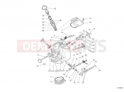 DUCATI 2008 Multistrada 1100 HORIZONTAL CYLINDER HEAD » VALVE DRIVE