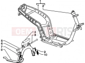 PIAGGIO Zip 50 4T Chasis-central stand
