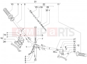 Handlebars - Master cil. - Piaggio Zip 50 4T 2009