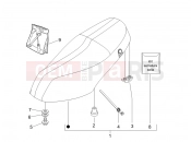 Saddle/seats - Piaggio Zip 50 4T 2009