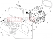 Cylinder head cover - Piaggio Zip 50 4T 2014