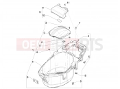PIAGGIO Zip 50 4T Helmet huosing - Undersaddle